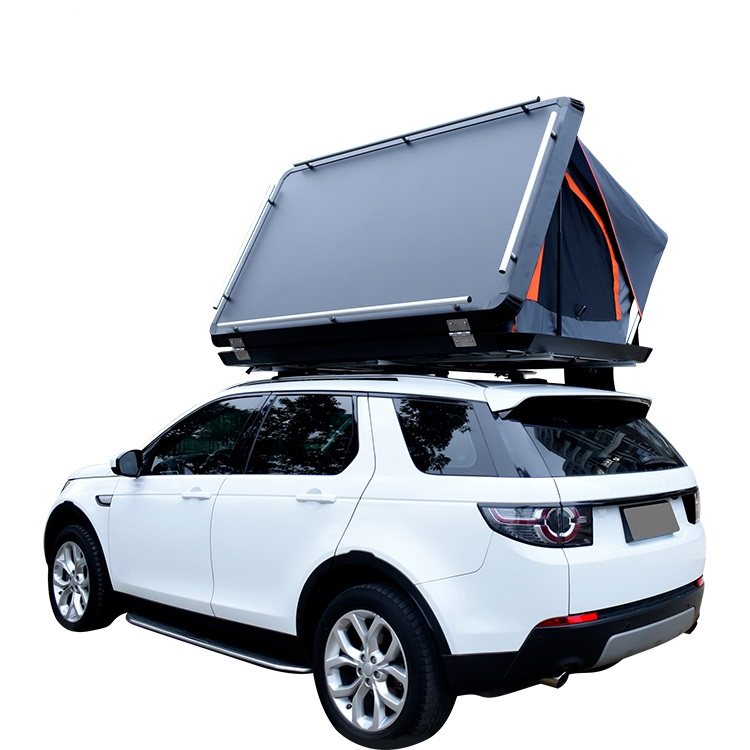 2 Person Foldable Roof Top Tent Camping Aluminum shell+Aluminum bottom